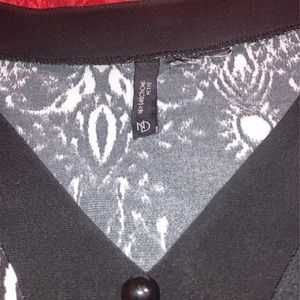 Black and white shirt